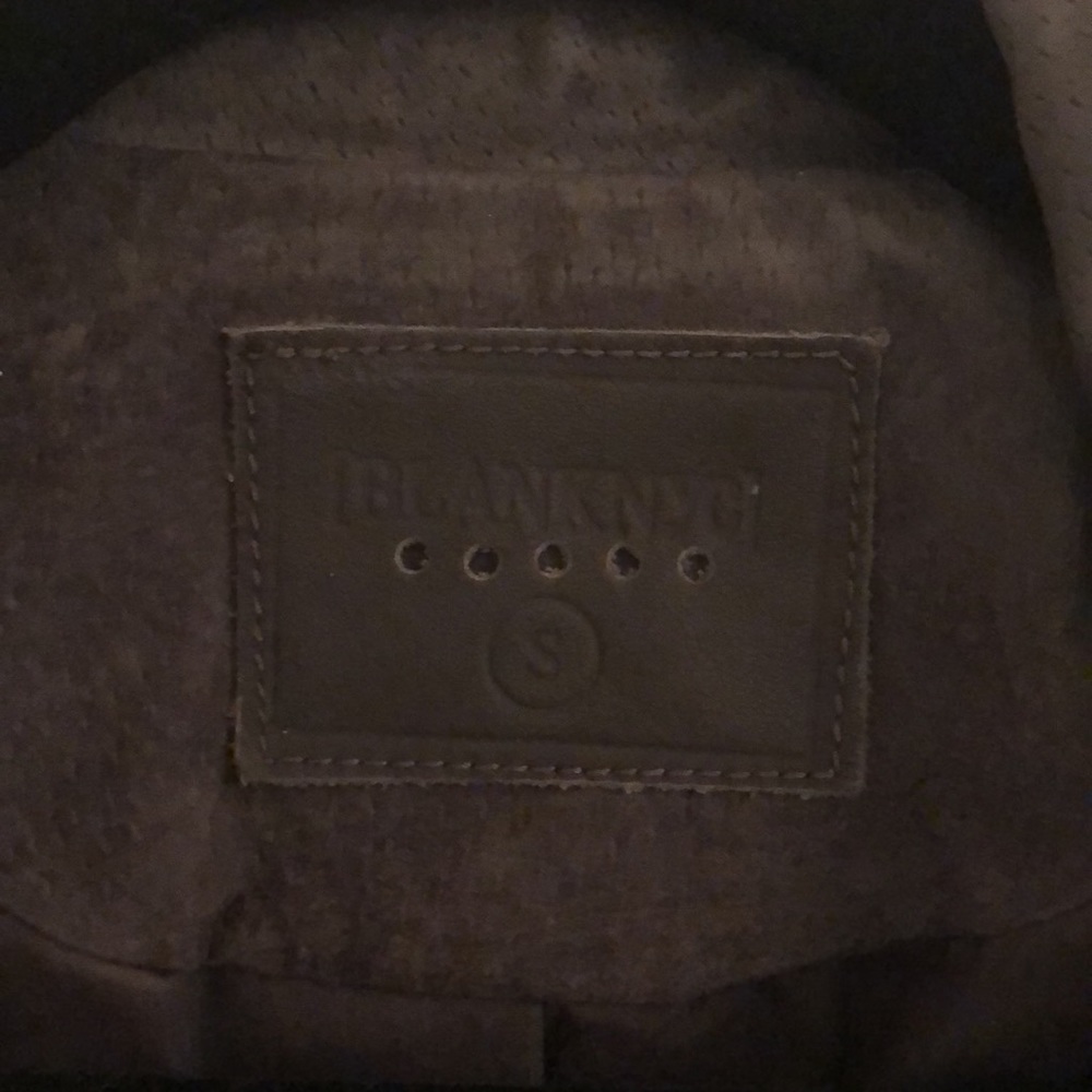 BLANK NYC Suede Moto Jacket in Grey Size Small - Picture 3 of 5